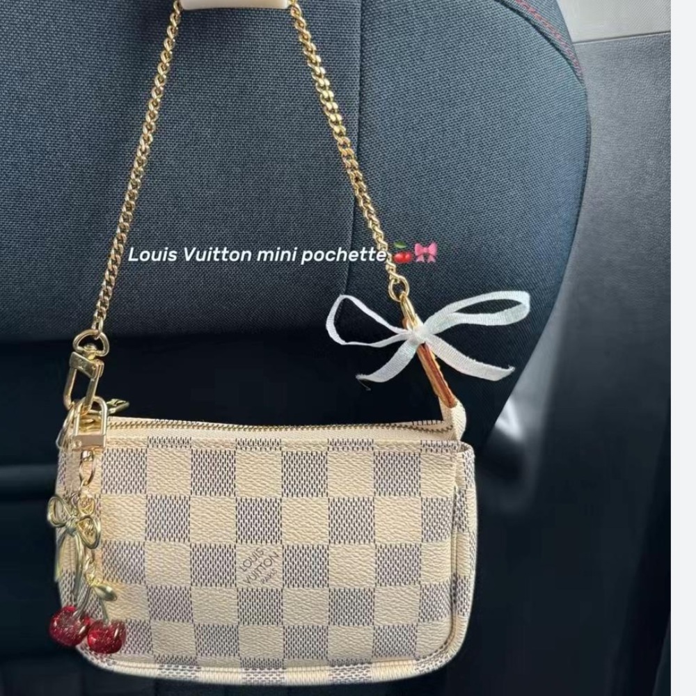 NWT ✨Louis Vuitton Damier Azur Mini Pochette - Picture 14 of 16
